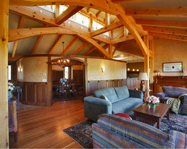 Candlewood House, timber frame, post and beam construction, fine detailing, residential